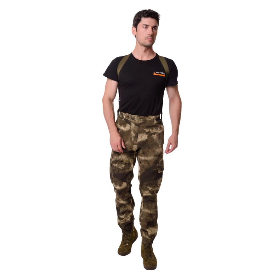 Костюм ГОРНЫЙ -5 (РипСтоп, Флис) Серый Мох ONERUS