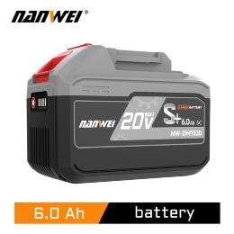 Аккумулятор для шуруповерта Nanwei 20V Lithium Battery 6.0Ah