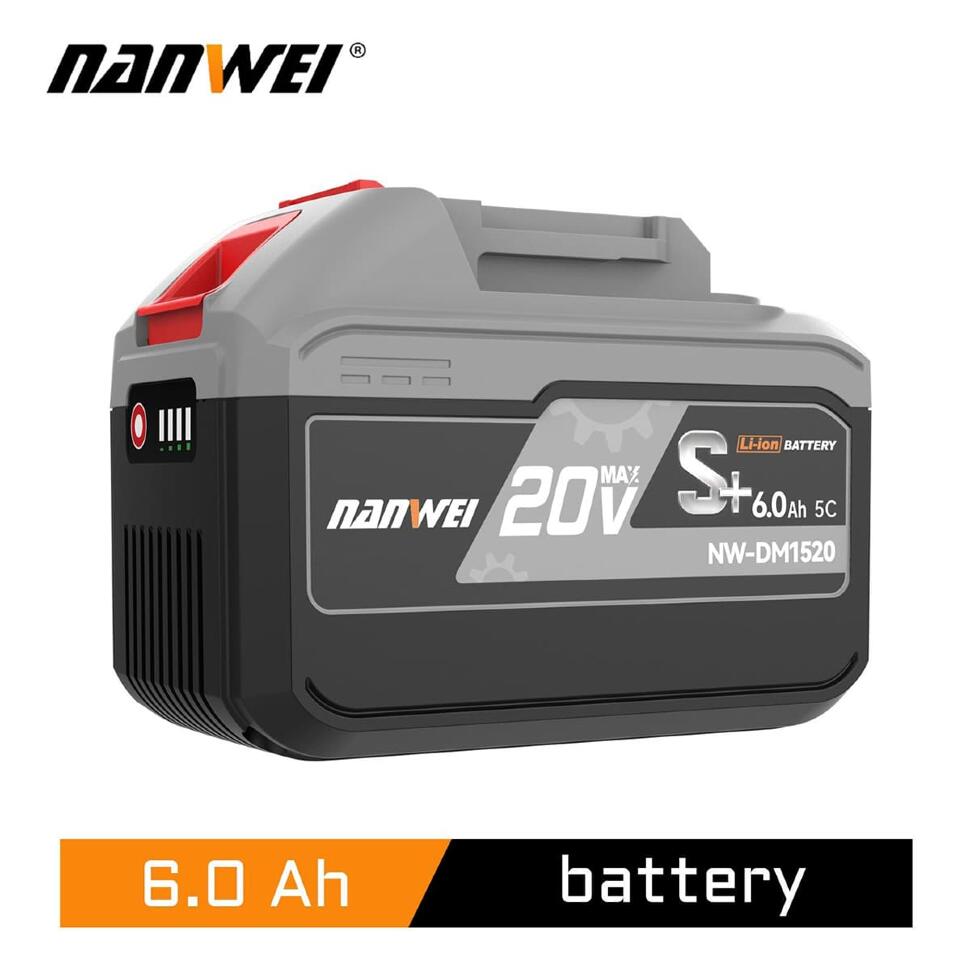 Аккумулятор для шуруповерта Nanwei 20V Lithium Battery 6.0Ah