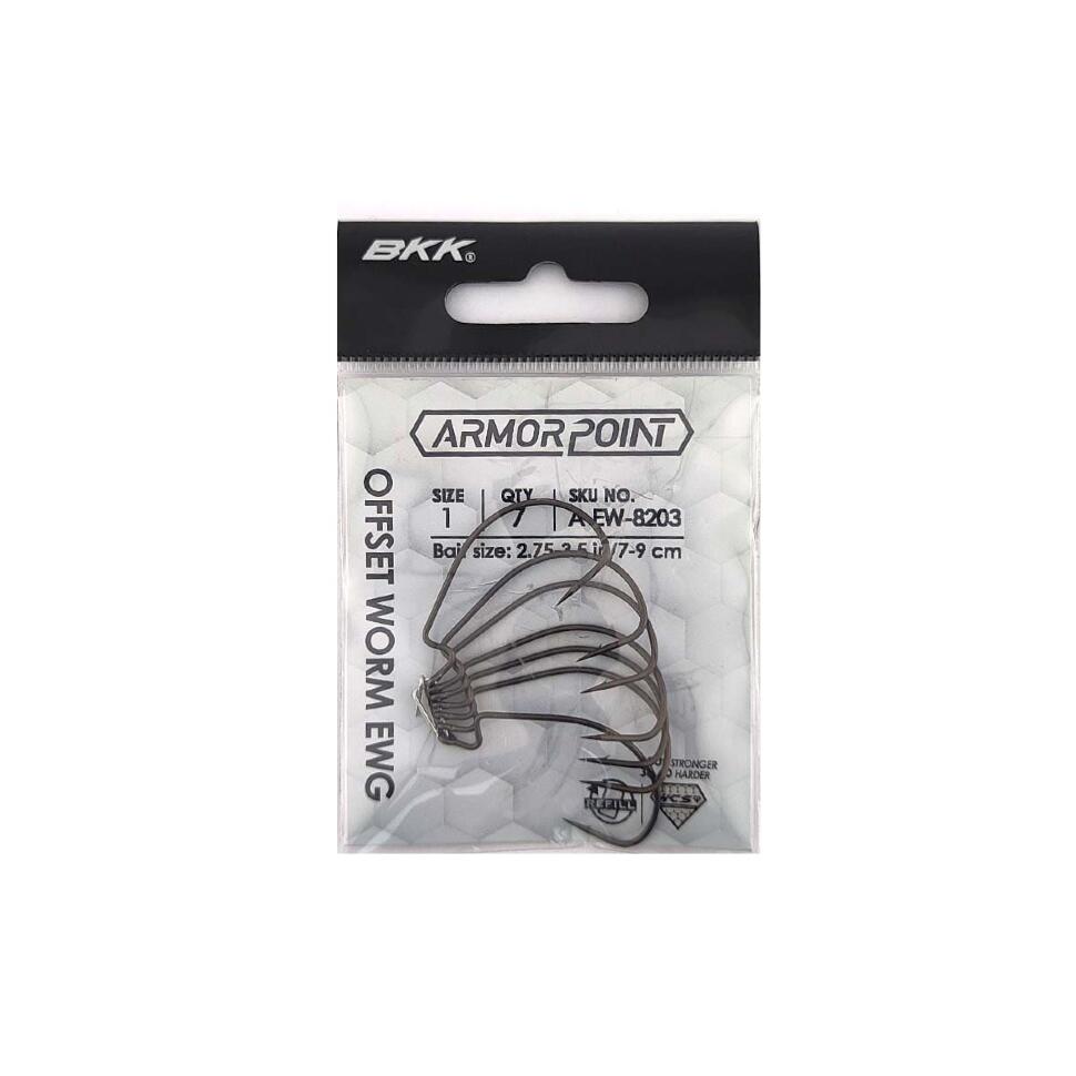 Крючки BKK Armorpoint Offset Worm EWG