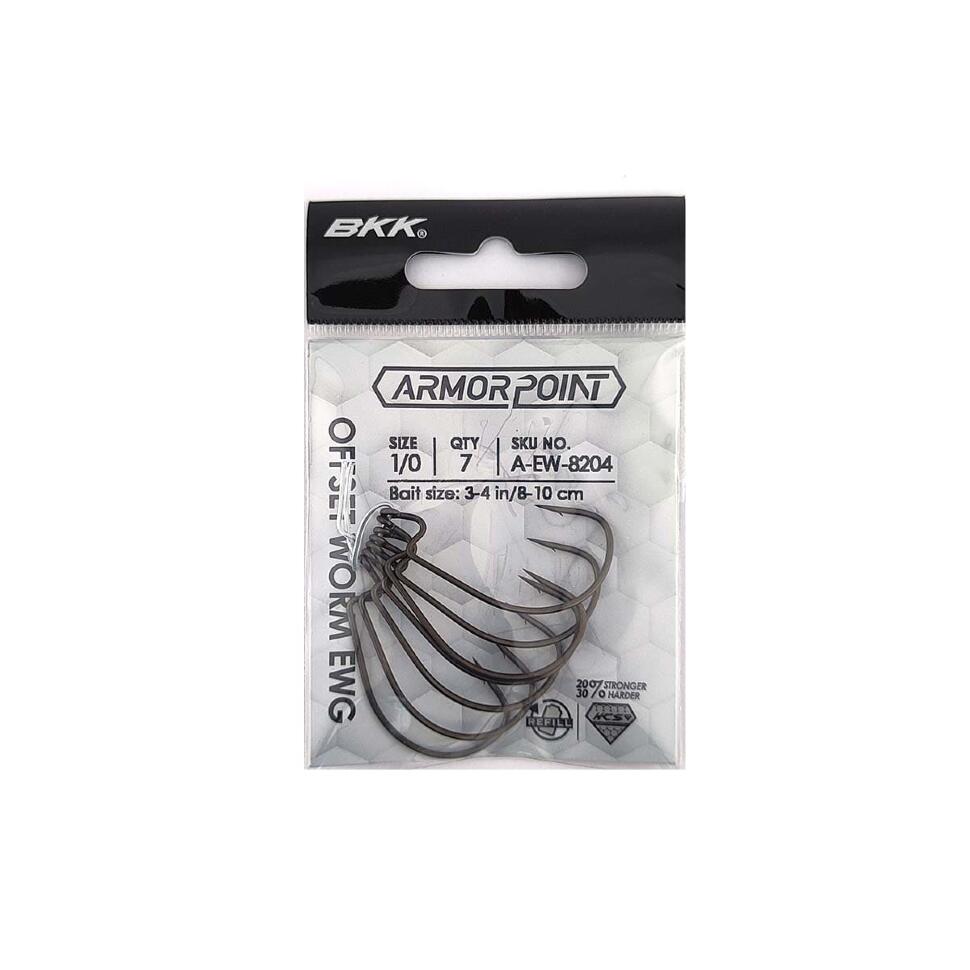 Крючки BKK Armorpoint Offset Worm EWG