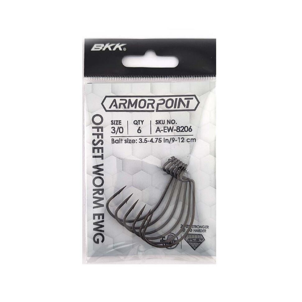 Крючки BKK Armorpoint Offset Worm EWG