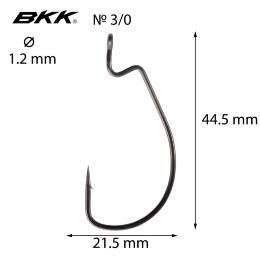 Крючки BKK Armorpoint Offset Worm EWG