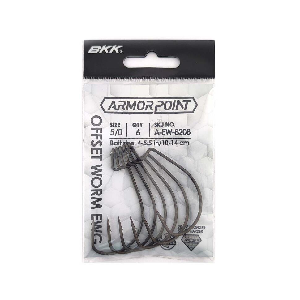 Крючки BKK Armorpoint Offset Worm EWG