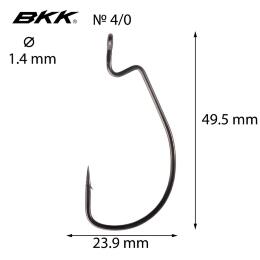 Крючки BKK Armorpoint Offset Worm EWG