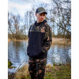 Толстовка FOX LW BLack / Camo Split Zip Hoody