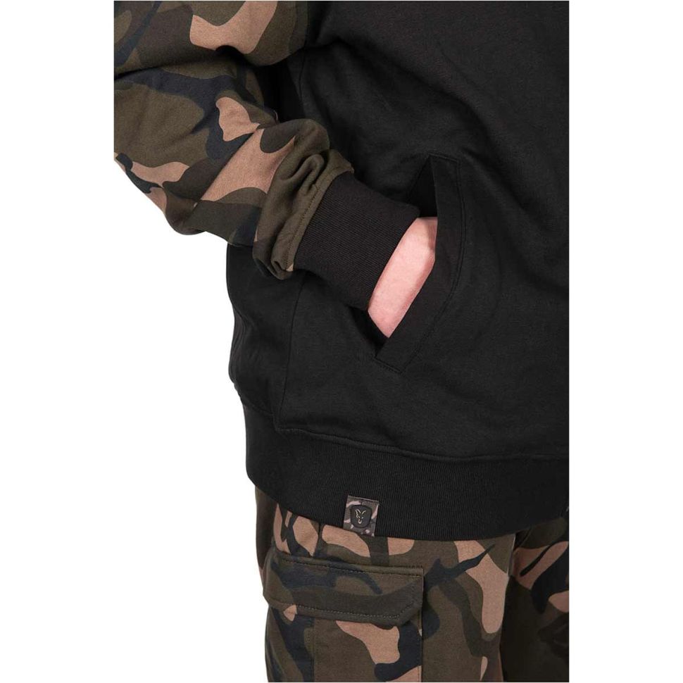 Толстовка FOX LW BLack / Camo Split Zip Hoody