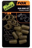Набор для скользящей оснастки FOX EDGES Run Ring Kit - Trans Khaki