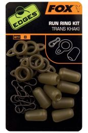 Набор для скользящей оснастки FOX EDGES Run Ring Kit - Trans Khaki