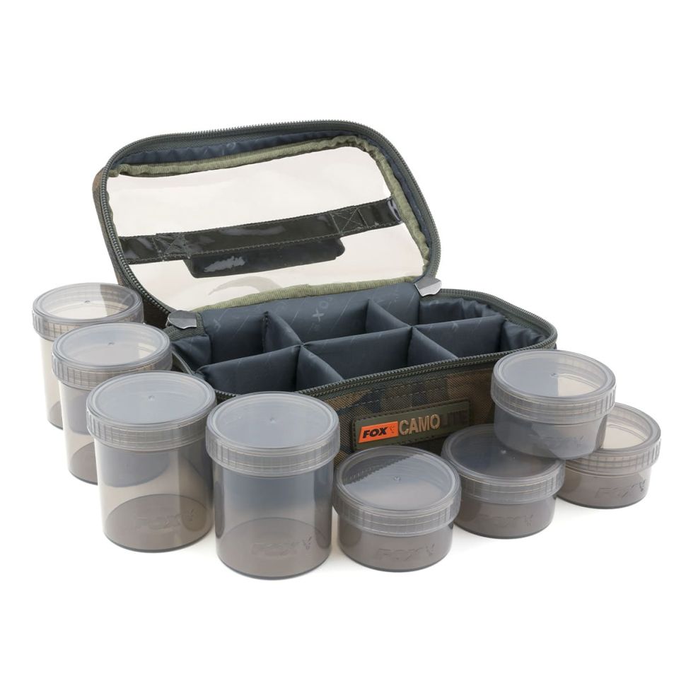 Сумка для насадок FOX Camolite Glug 8 Pot Case