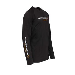 Футболка с длинным рукавом Savage Gear Signature Logo Long Sleeve T-Shirt Black Caviar