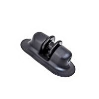 Ролик якорный черный