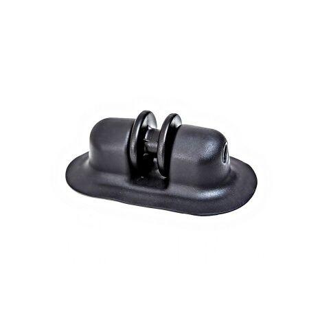 Ролик якорный черный