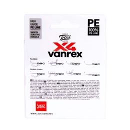 Плетеный шнур Lucky John Area Trout Game х4 Braid Pink