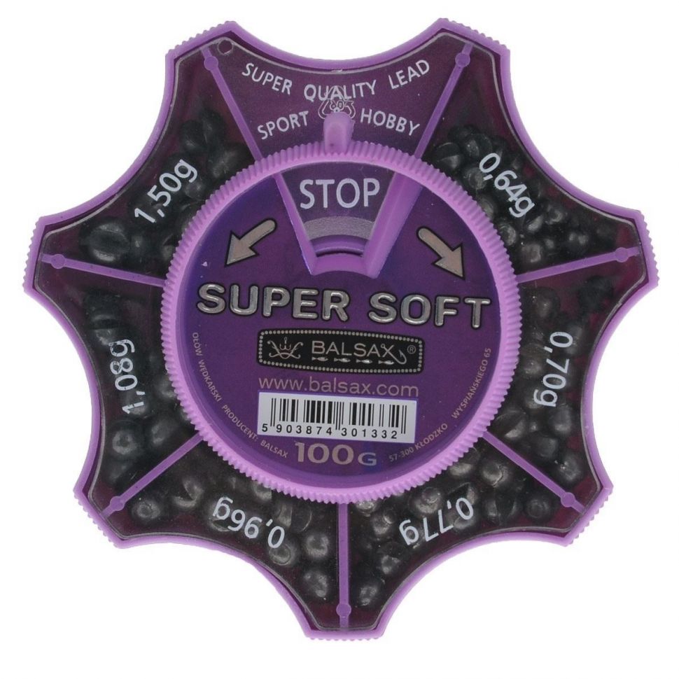 Набор грузил Balsax SUPER SOFT 0,64-1,5г.