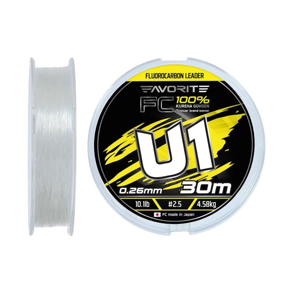 Леска флюорокарбоновая Favorite U1 FC 30m