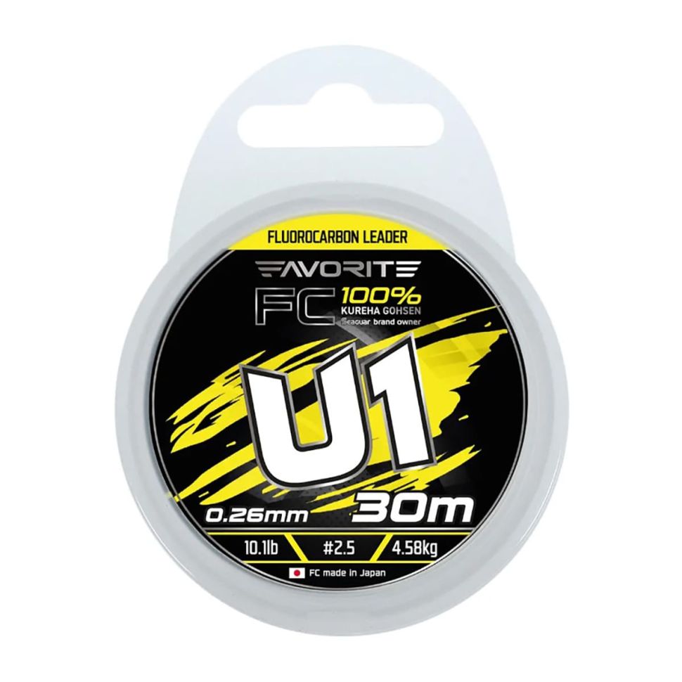 Леска флюорокарбоновая Favorite U1 FC 30m