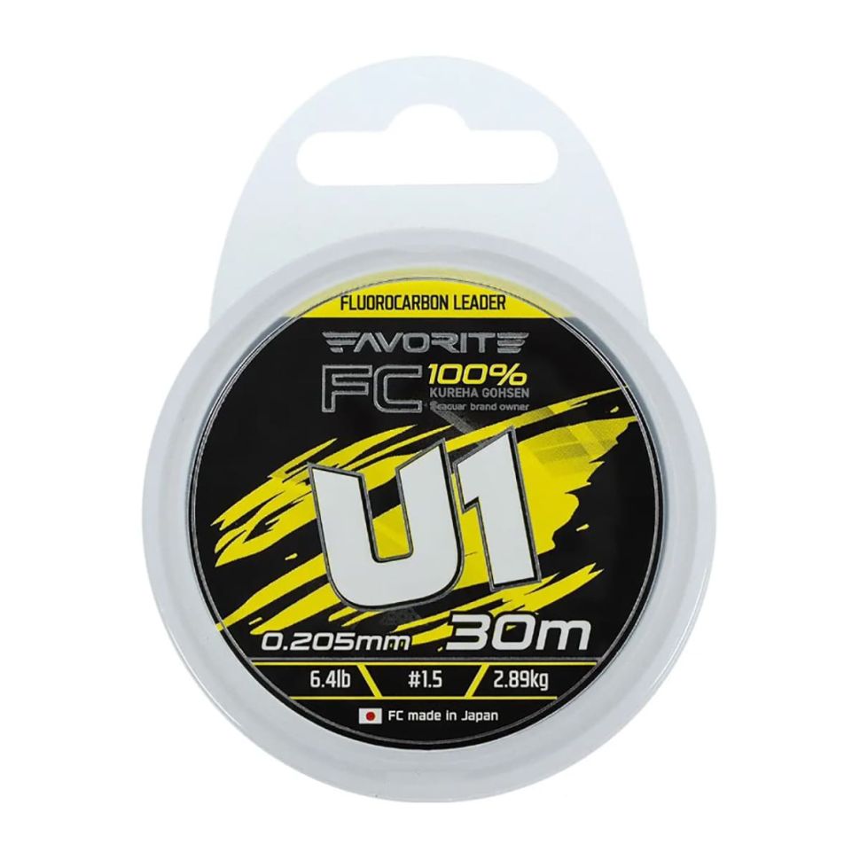 Леска флюорокарбоновая Favorite U1 FC 30m
