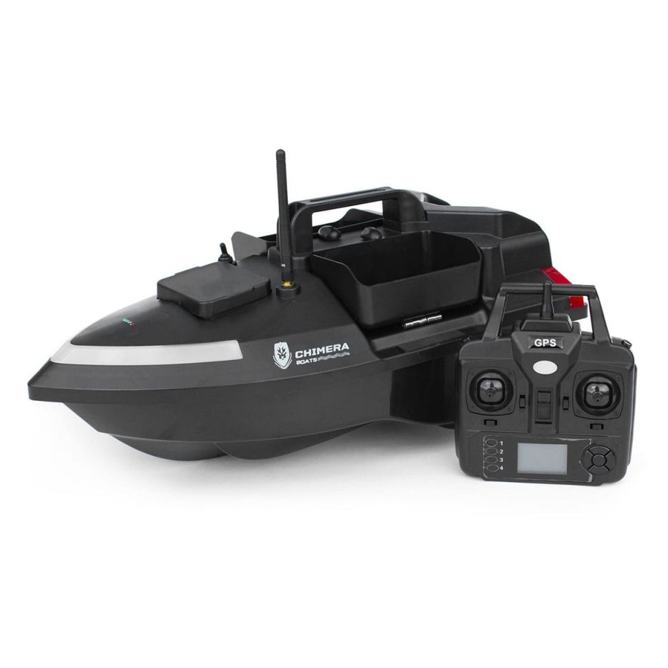 Кораблик закормочный Chimera Boats FlyTec V020 2кг загрузка, радиус 500м, 12000 Mah, GPS+сумка
