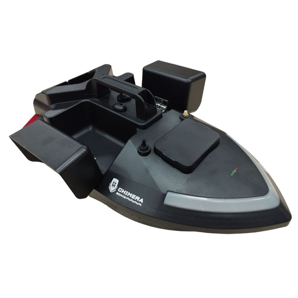 Кораблик закормочный Chimera Boats FlyTec V020 2кг загрузка, радиус 500м, 12000 Mah, GPS+сумка