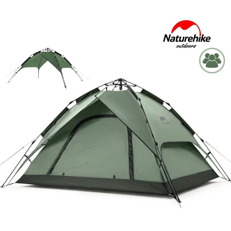 Автоматическая палатка Naturehike 3-4х местная NH21ZP008