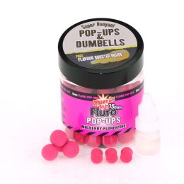 Плавающие бойлы Dynamite Baits Fluro Pop Ups & Dumbells Super Buoyant 15мм