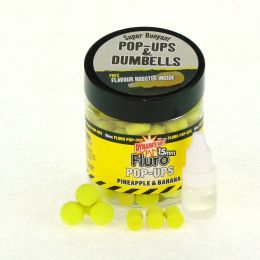 Плавающие бойлы Dynamite Baits Fluro Pop Ups & Dumbells Super Buoyant 15мм