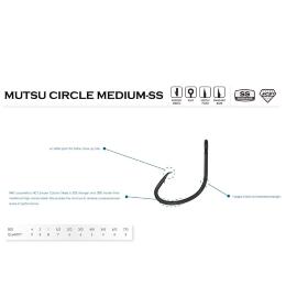 Крючки для живца BKK Mutsu Circle Medium-SS