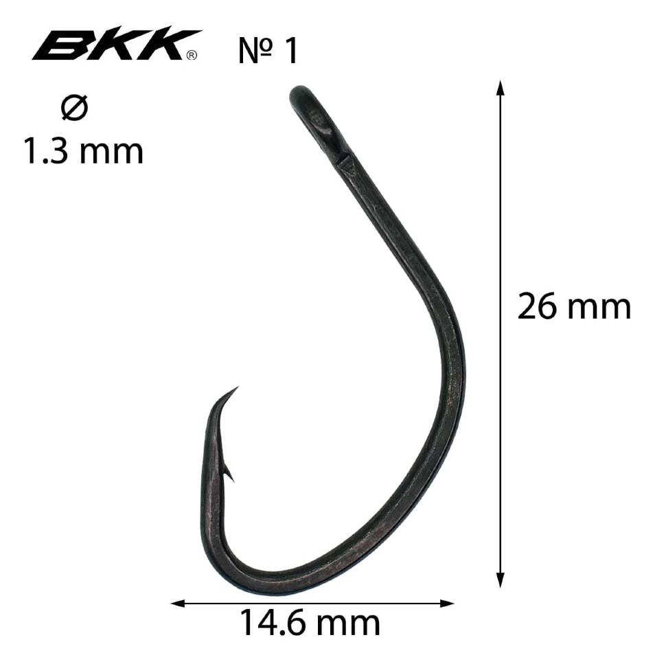 Крючки для живца BKK Mutsu Circle Medium-SS