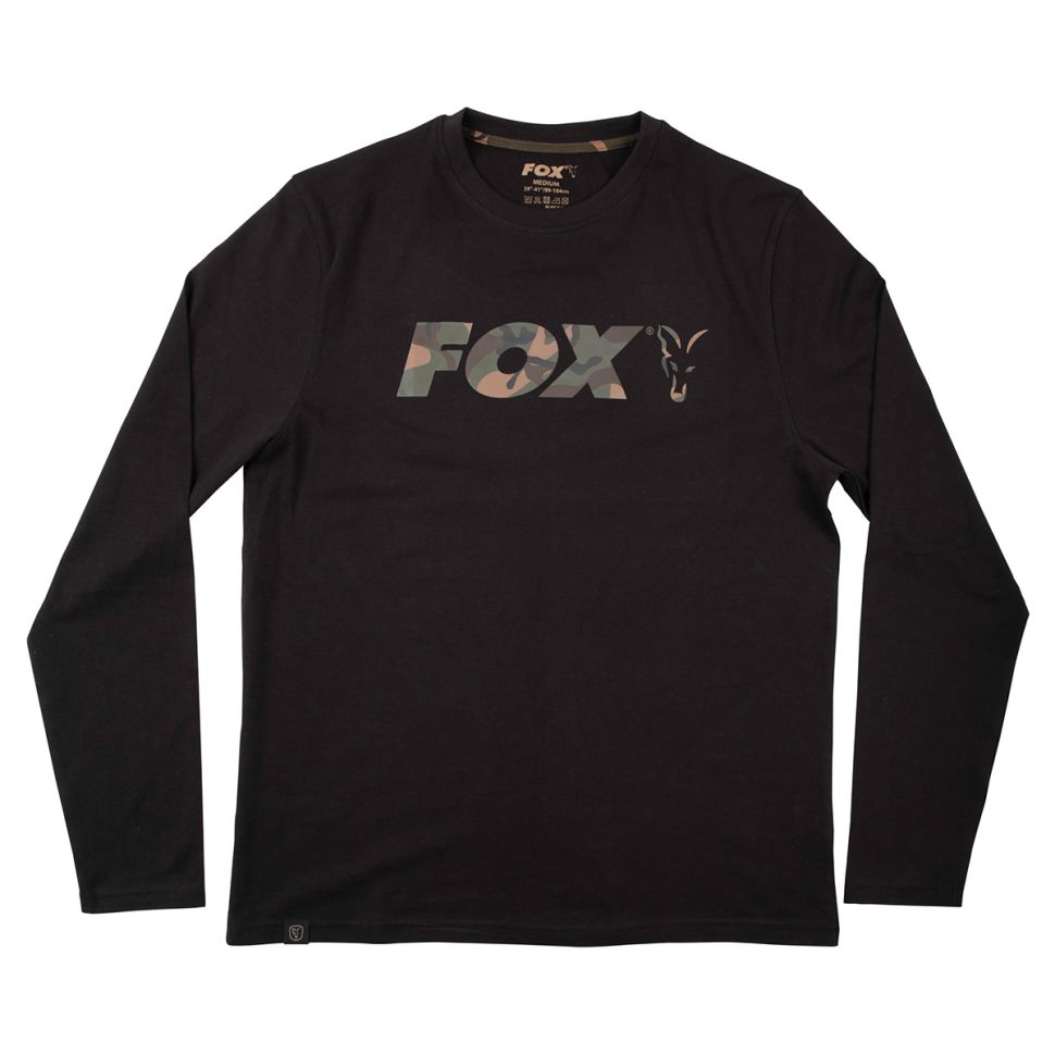Футболка с длинным рукавом Fox Black Camo LS