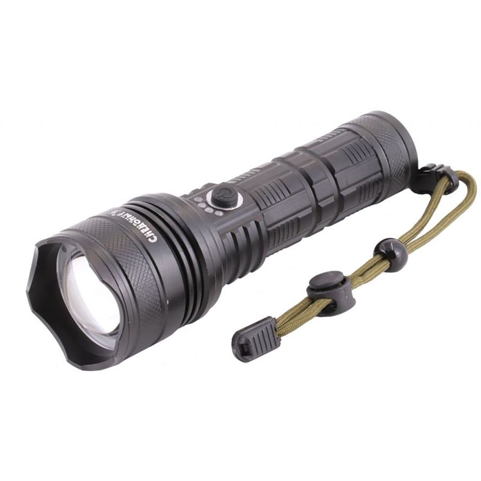 Фонарь ручной Сибирский Следопыт-Rocket 1 LED, аккум. 220В