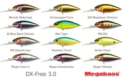 Воблер Megabass DX-Free 3.0