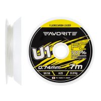 Леска флюорокарбоновая Favorite U1 FC 7m