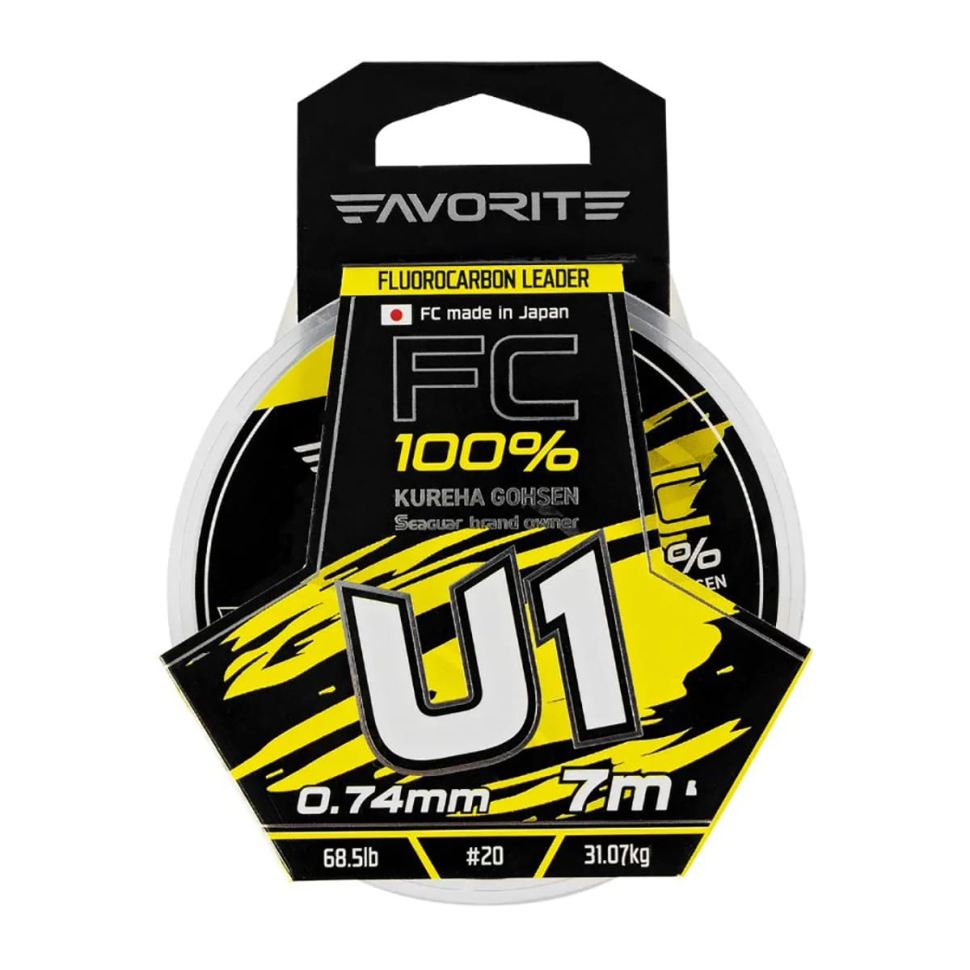 Леска флюорокарбоновая Favorite U1 FC 7m