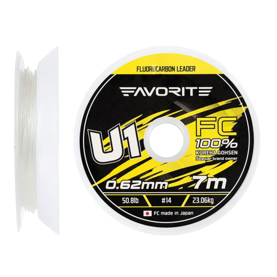 Леска флюорокарбоновая Favorite U1 FC 7m