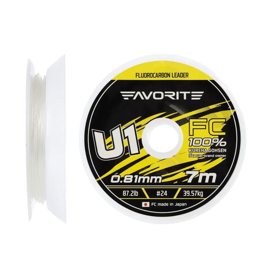 Леска флюорокарбоновая Favorite U1 FC 7m