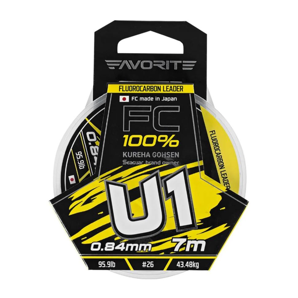 Леска флюорокарбоновая Favorite U1 FC 7m