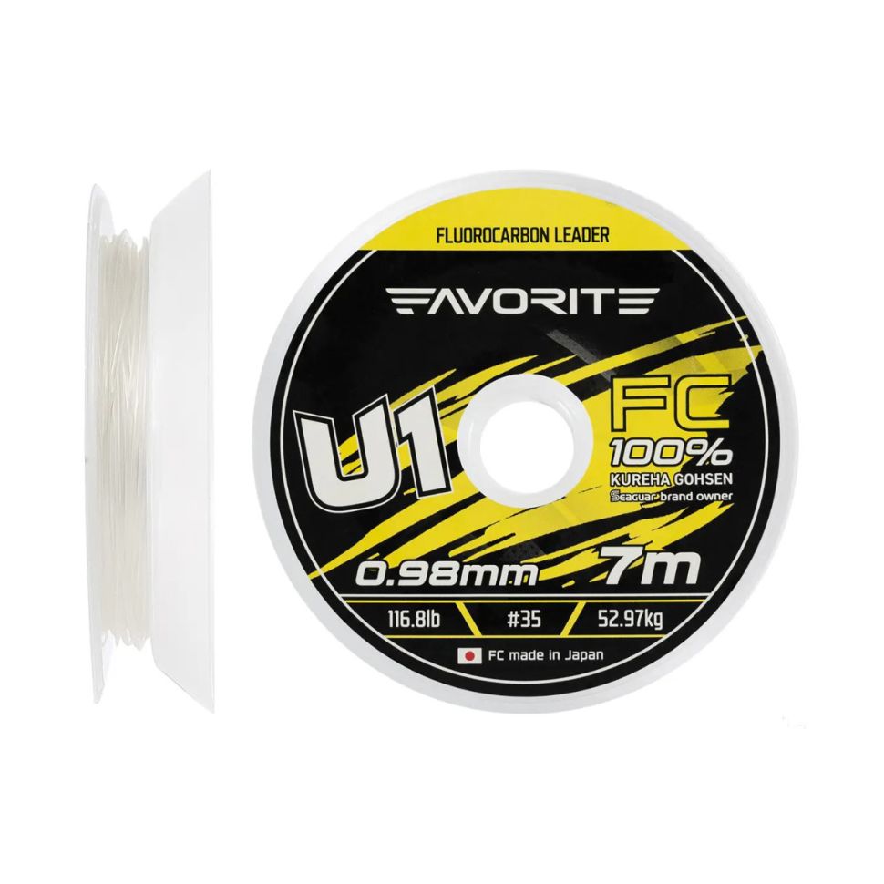Леска флюорокарбоновая Favorite U1 FC 7m