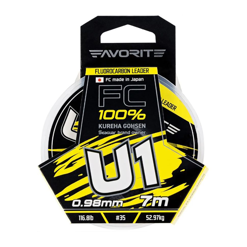 Леска флюорокарбоновая Favorite U1 FC 7m