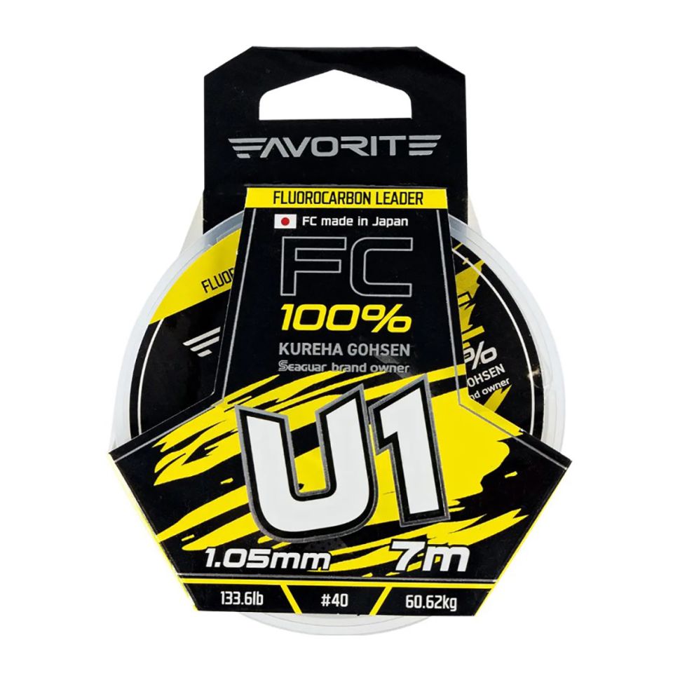 Леска флюорокарбоновая Favorite U1 FC 7m