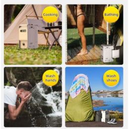 Газовый водонагреватель с душем PoweRhino SP-WH50W