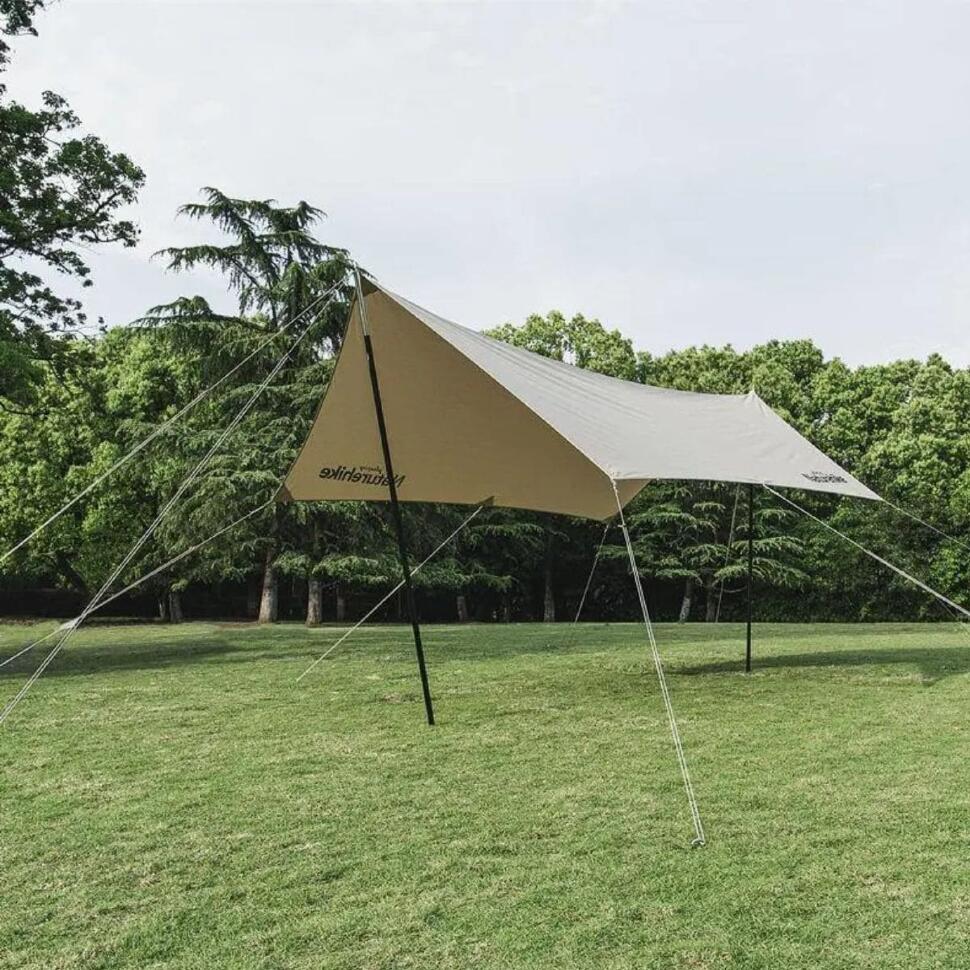 Тент-навес Naturehike NH20TM005 Strerch-Cotton с 2 опорами