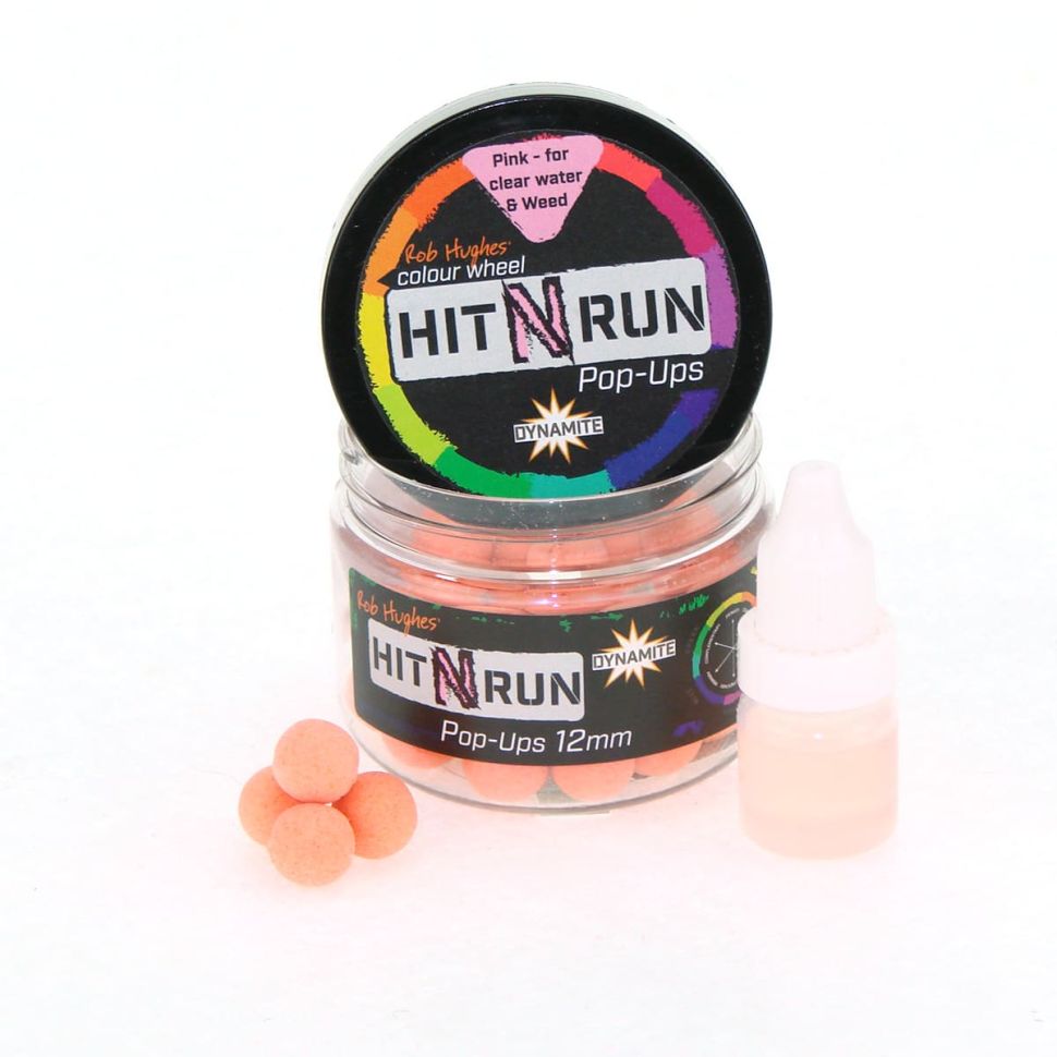 Бойлы плавающие Dynamite Baits Pop-Up Hit n Run 12 мм