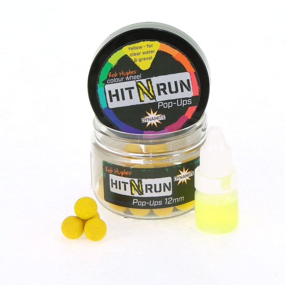 Бойлы плавающие Dynamite Baits Pop-Up Hit n Run 12 мм