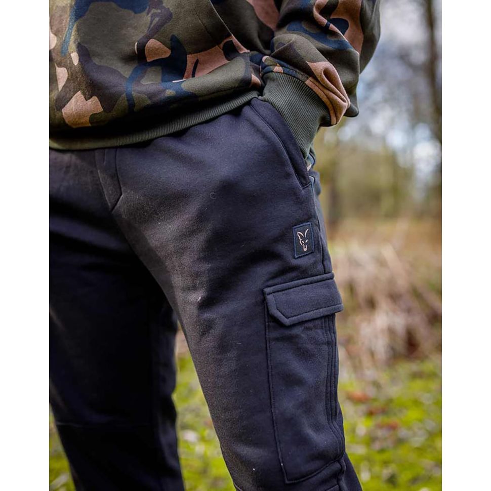 Джоггеры FOX Black / Camo Combat joggers