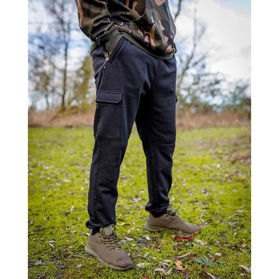 Джоггеры FOX Black / Camo Combat joggers