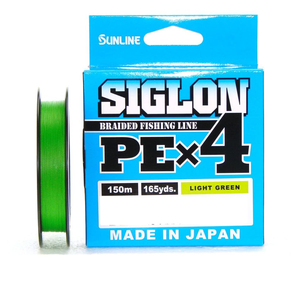 Плетеный шнур Sunline Siglon PE×4 150m (LG)