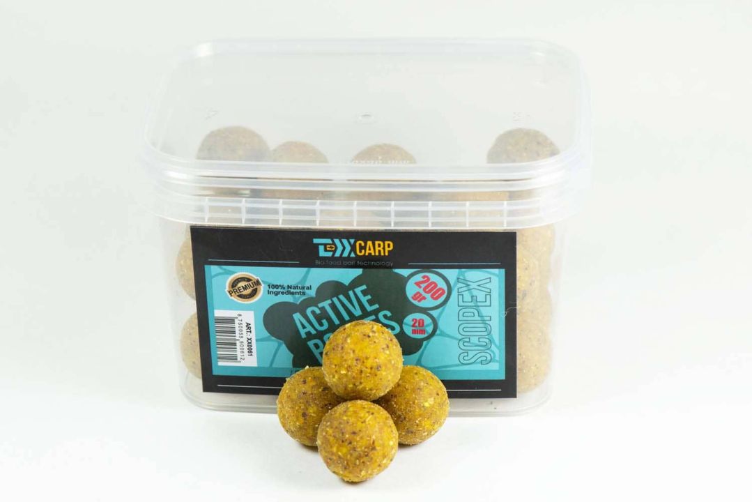 Бойлы насадочные TEXX Carp Active Boilies Бойлы насадочные TEXX Carp Active Boilies