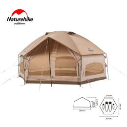 Палатка-гриб Naturehike 3-4х местная NH21ZP001