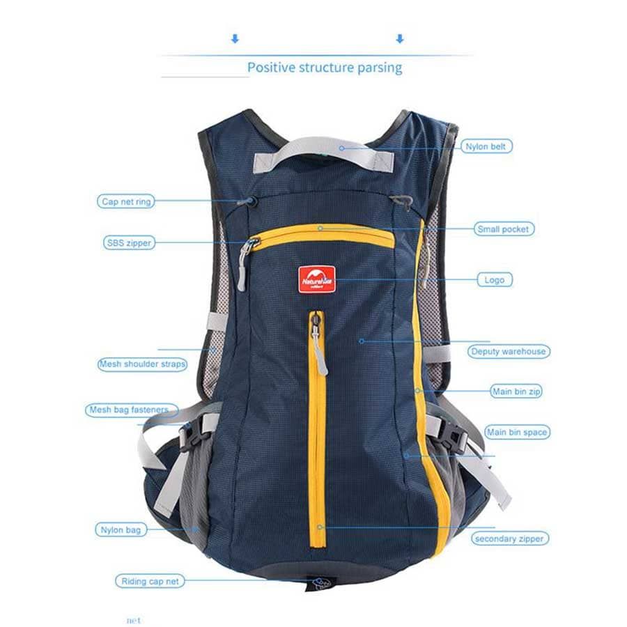 Рюкзак для велоспорта Naturehike NH15C001-B 15L